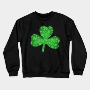 Saint Patrick's day green clover Crewneck Sweatshirt